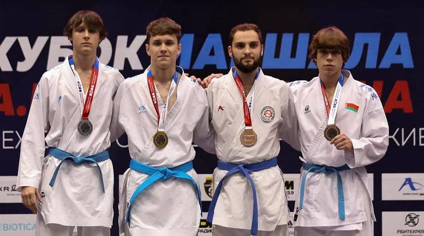 Belarusian Nikita Dubin took the bronze of the international karate tournament in Novosibirsk