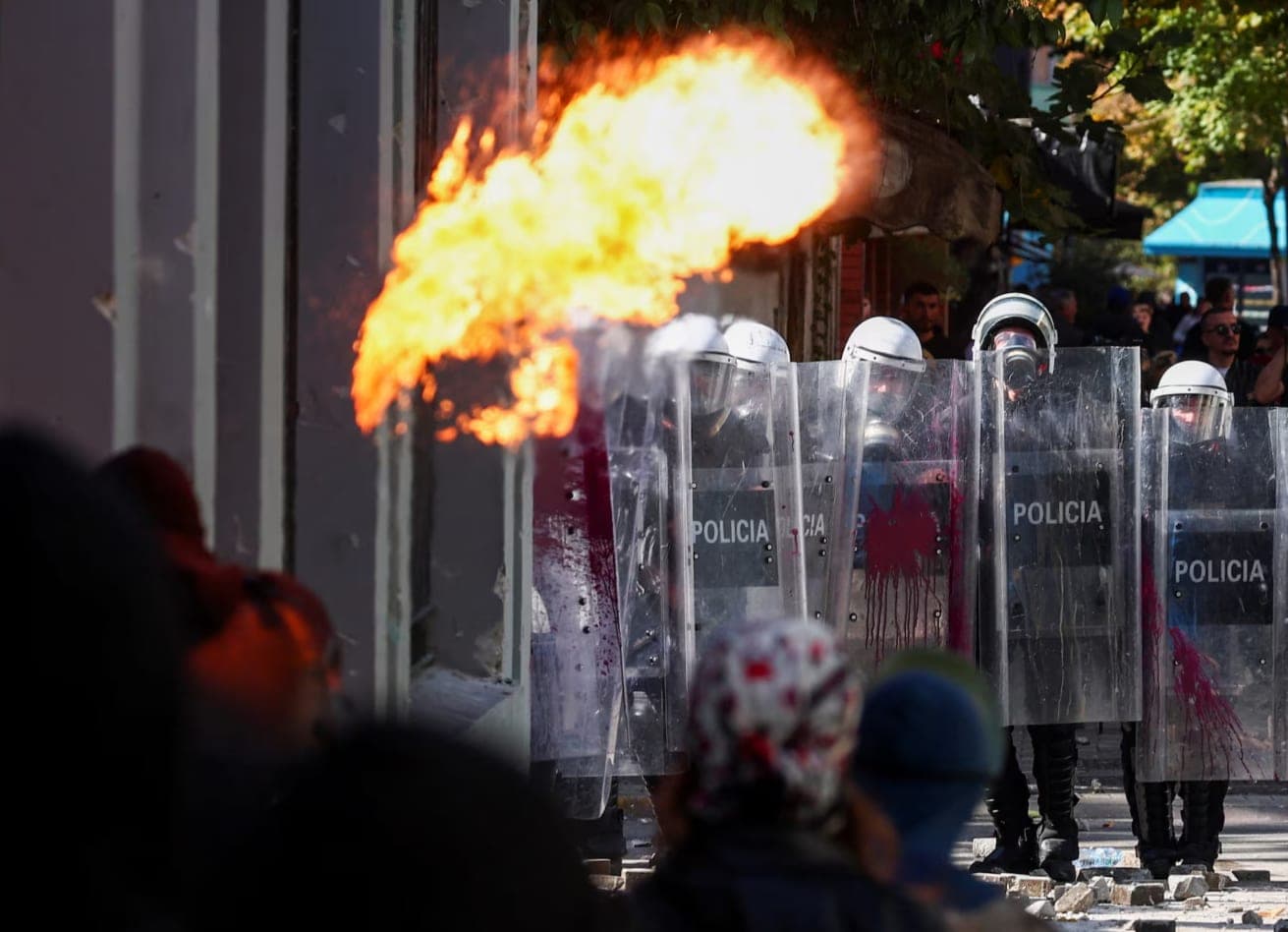 In Albania, protests against the government continue for the fifth day