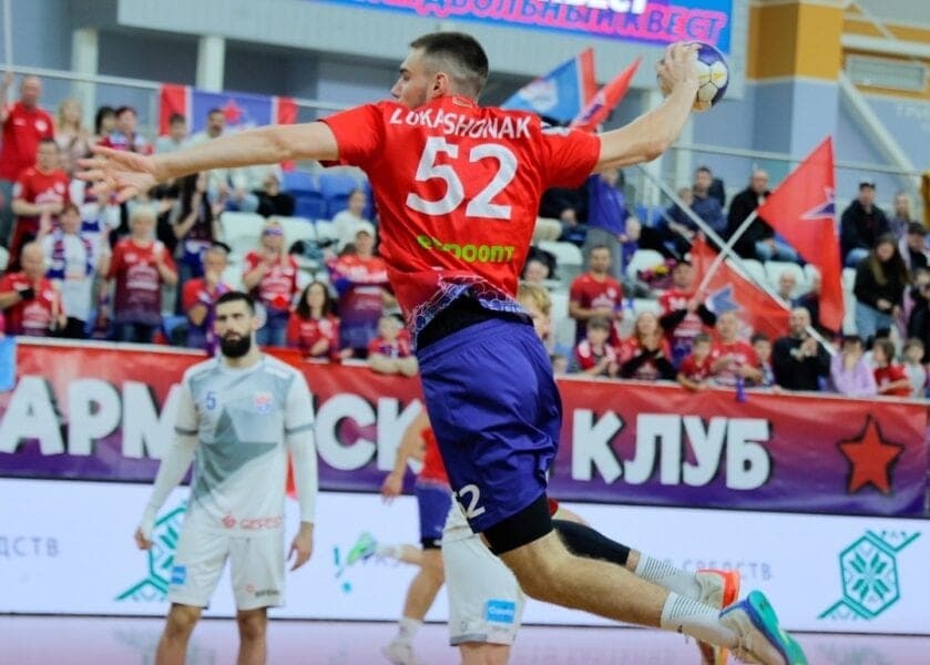 Minsk SKA defeated the team “Shkov Brest” in the championship of Belarus handball