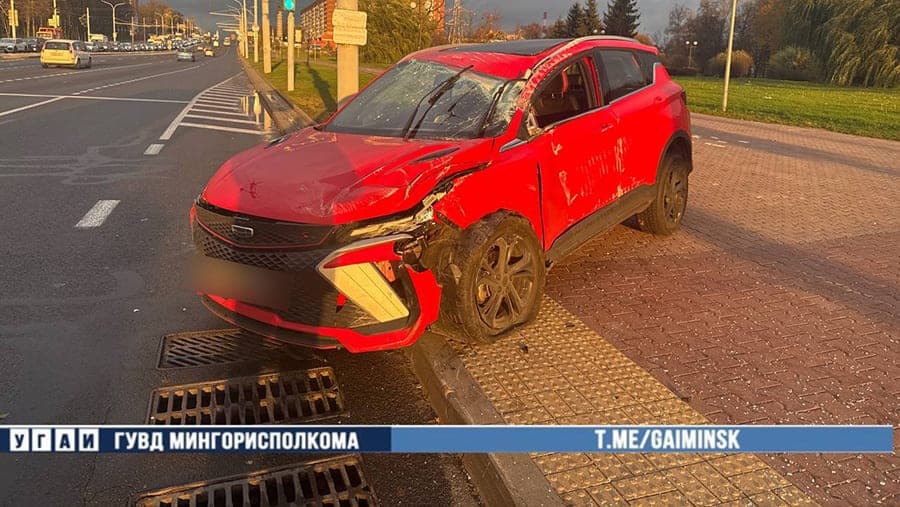 On the pr Partizansky accident occurred: the car capsized
