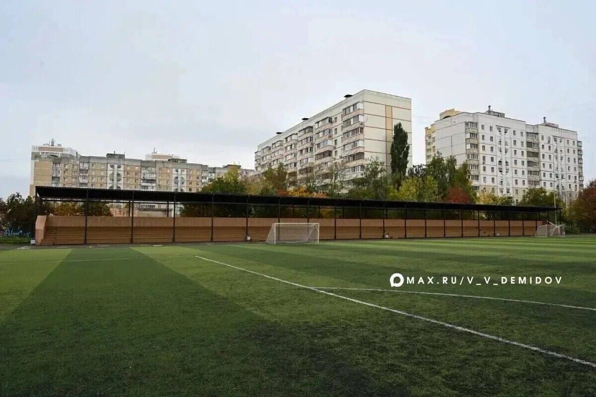 The stadium of school No 49 Belgorod will soon be opened for classes