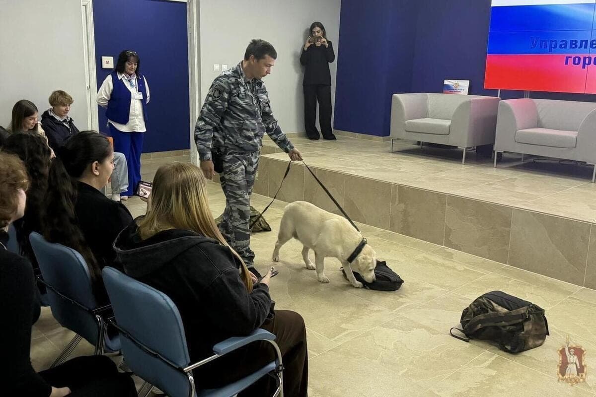 Volga students told about the advantages of police service