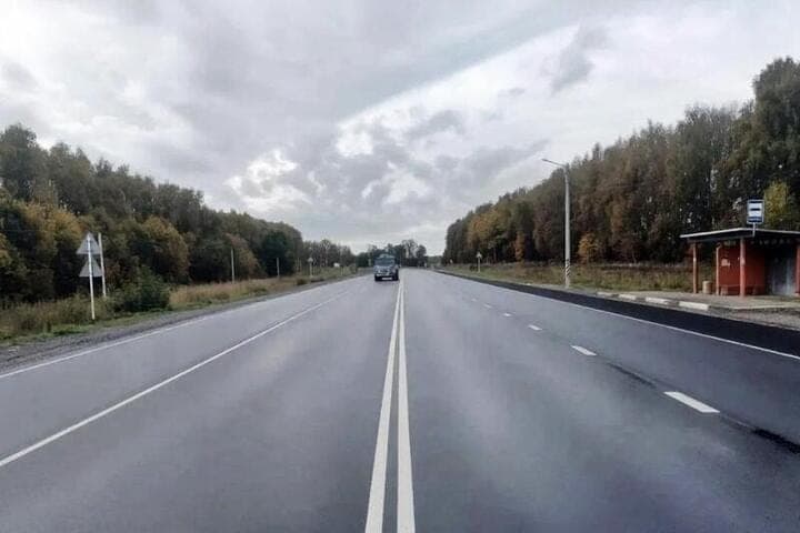 In the Vladimir region updated section of the road from the village of Maslenka to the village of Novoaleksandrovo