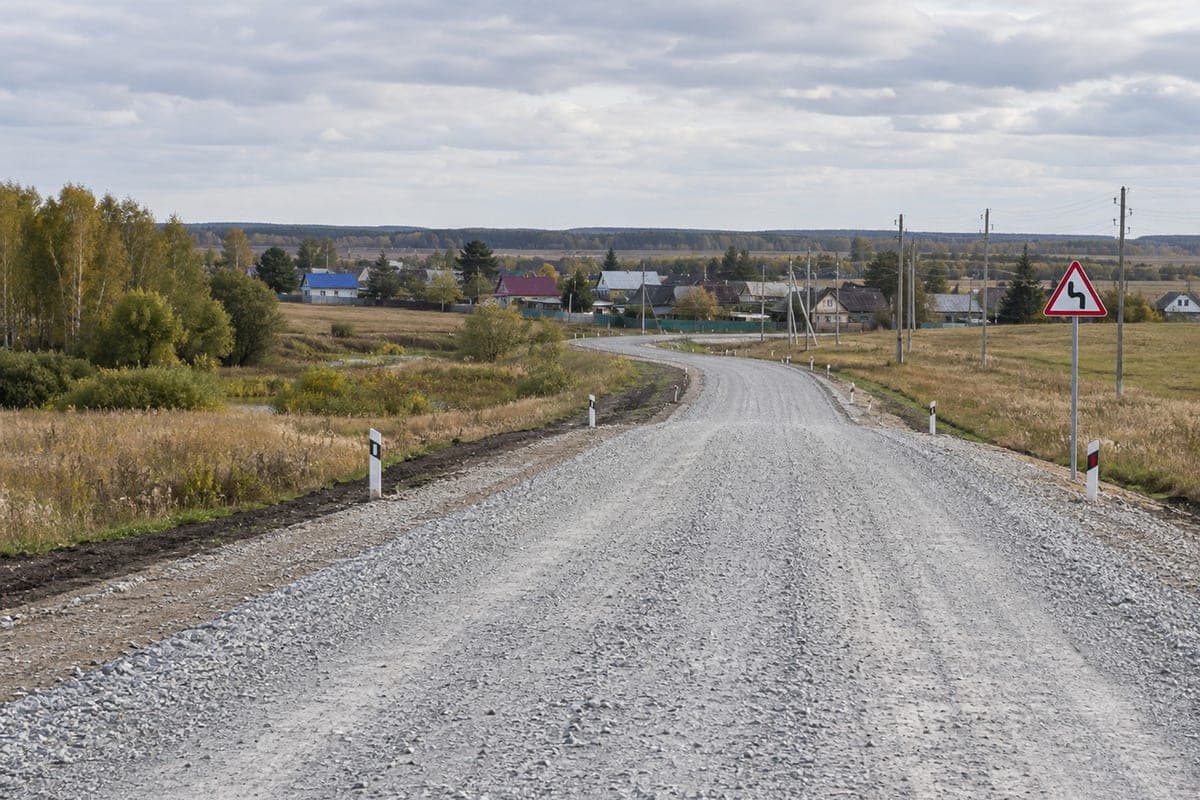Near Novosibirsk restored the only road to the village of Sumy