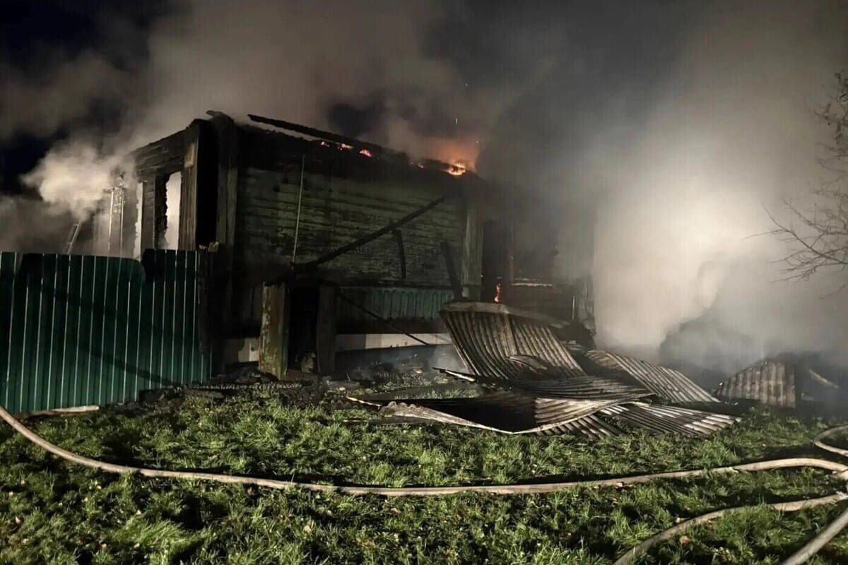 В ходе тушения пожара в Тверской области нашли тело мужчины