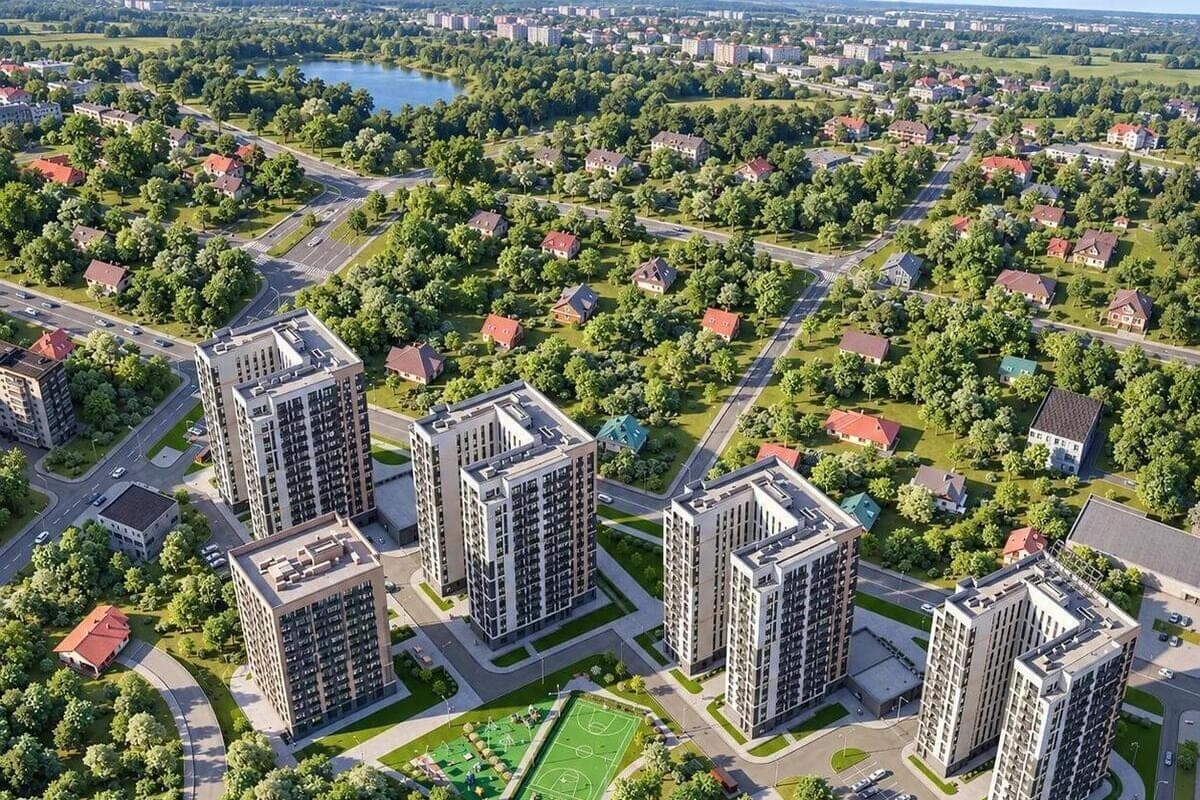 Жилой комплекс на 1779 квартир растет в Мариуполе