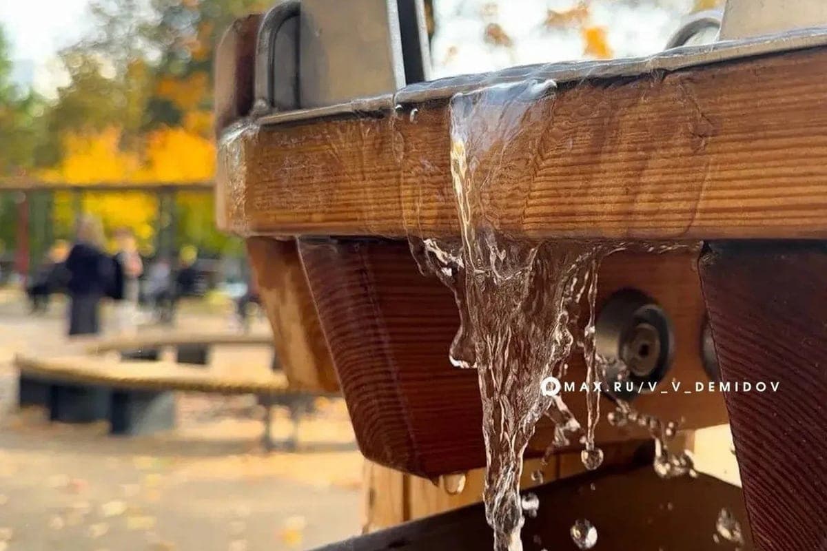 В парке Ленина Белгорода сделали водный игровой комплекс для детей