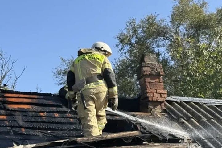 Fire fighters of Kalmykia eliminated the fire in Gorodovikovsky district