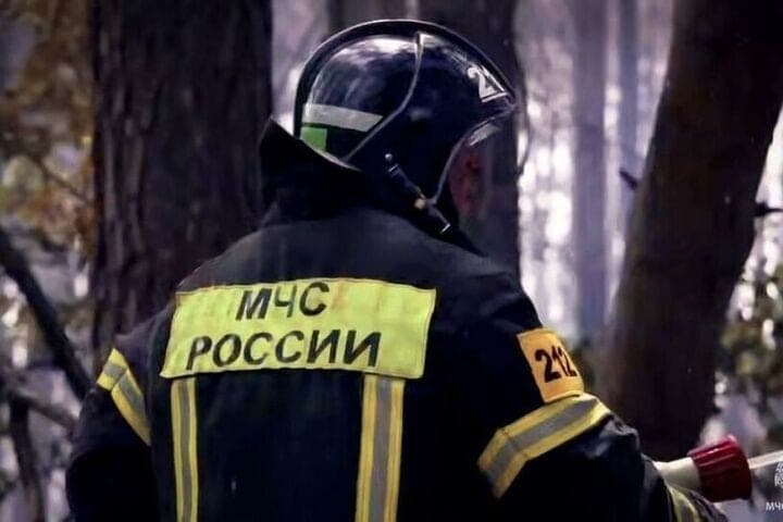 In Lipetsk, the fire engulfed garbage containers and a foreign car