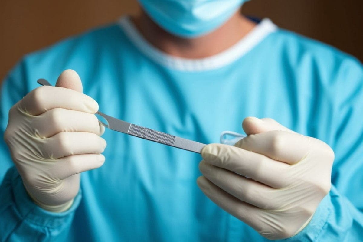 Two-year-old Russian fell an eye on a screw and almost lost his eyesight