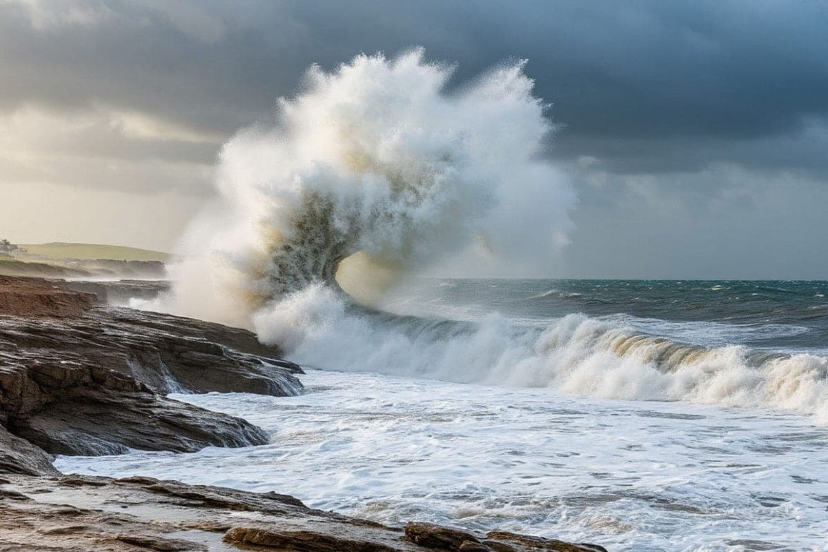 Two Russians decided to swim in the sea in a storm and disappeared