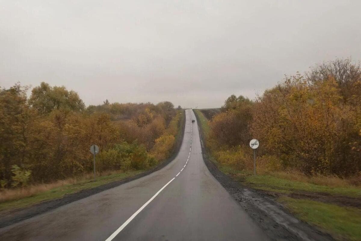 В Курской области по нацпроекту обновили дорогу к Покровскому храм