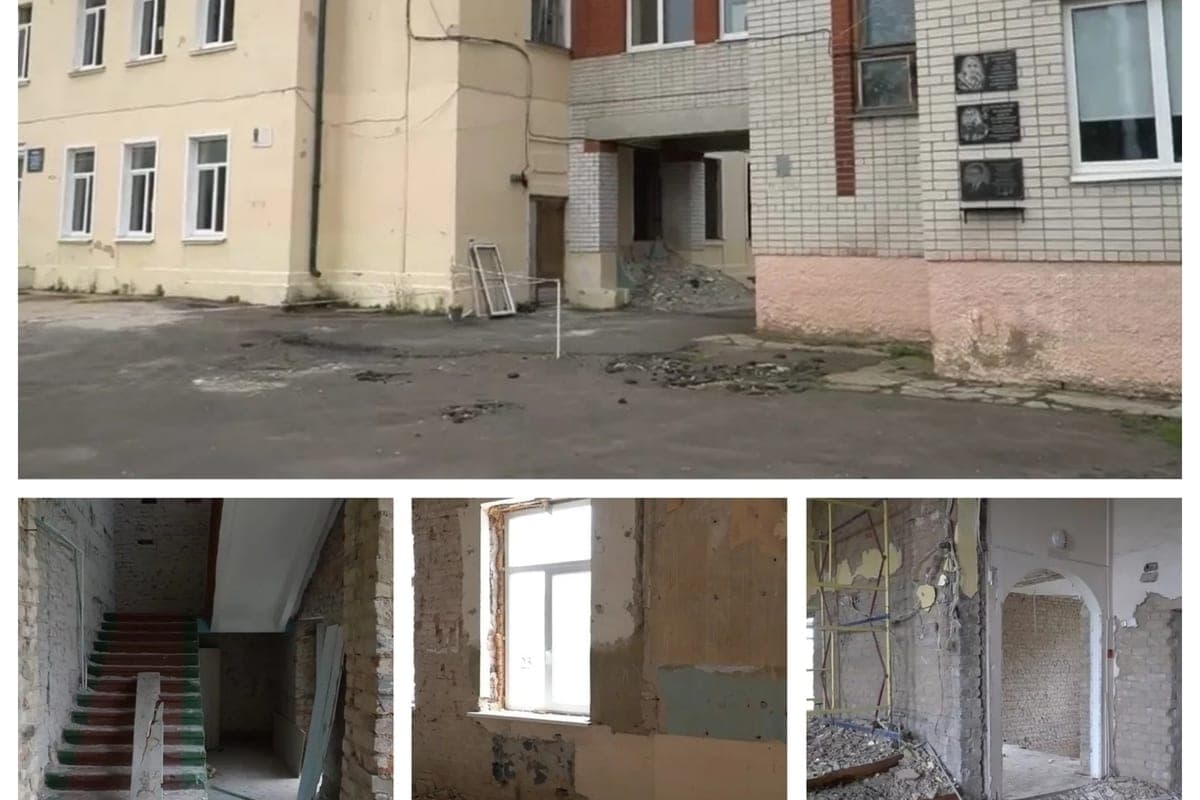 The authorities told about the progress of the overhaul of the school in the Uritsky district of the Orel region