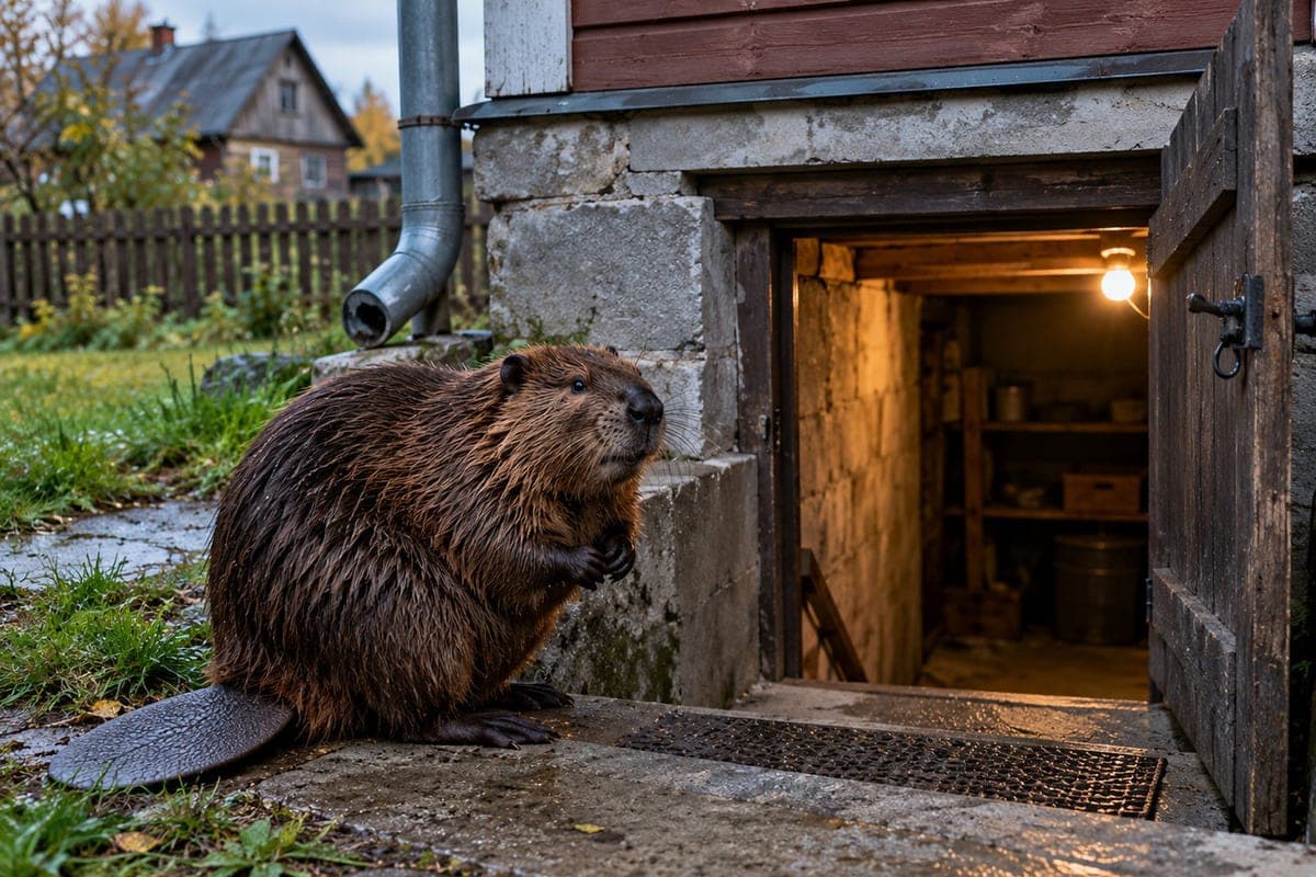 'Beaver illegal' scares Polish village