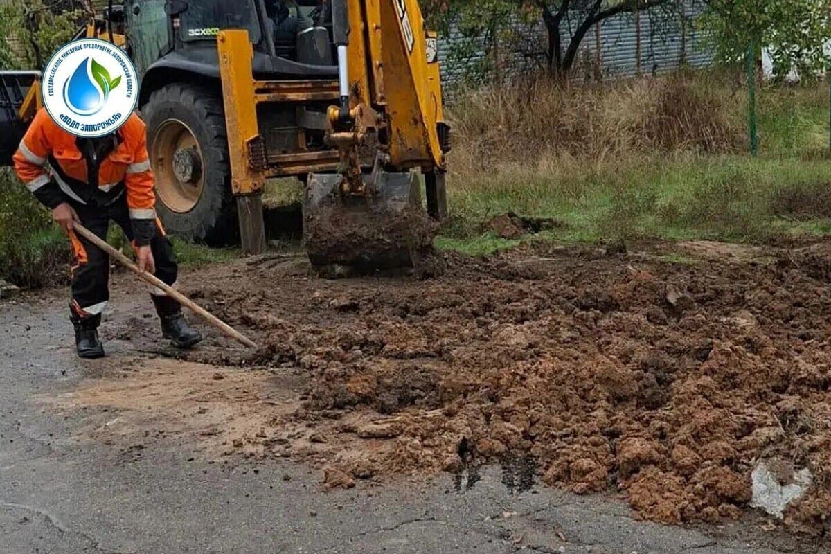 In Novodanilovka eliminated two gusts on the water supply