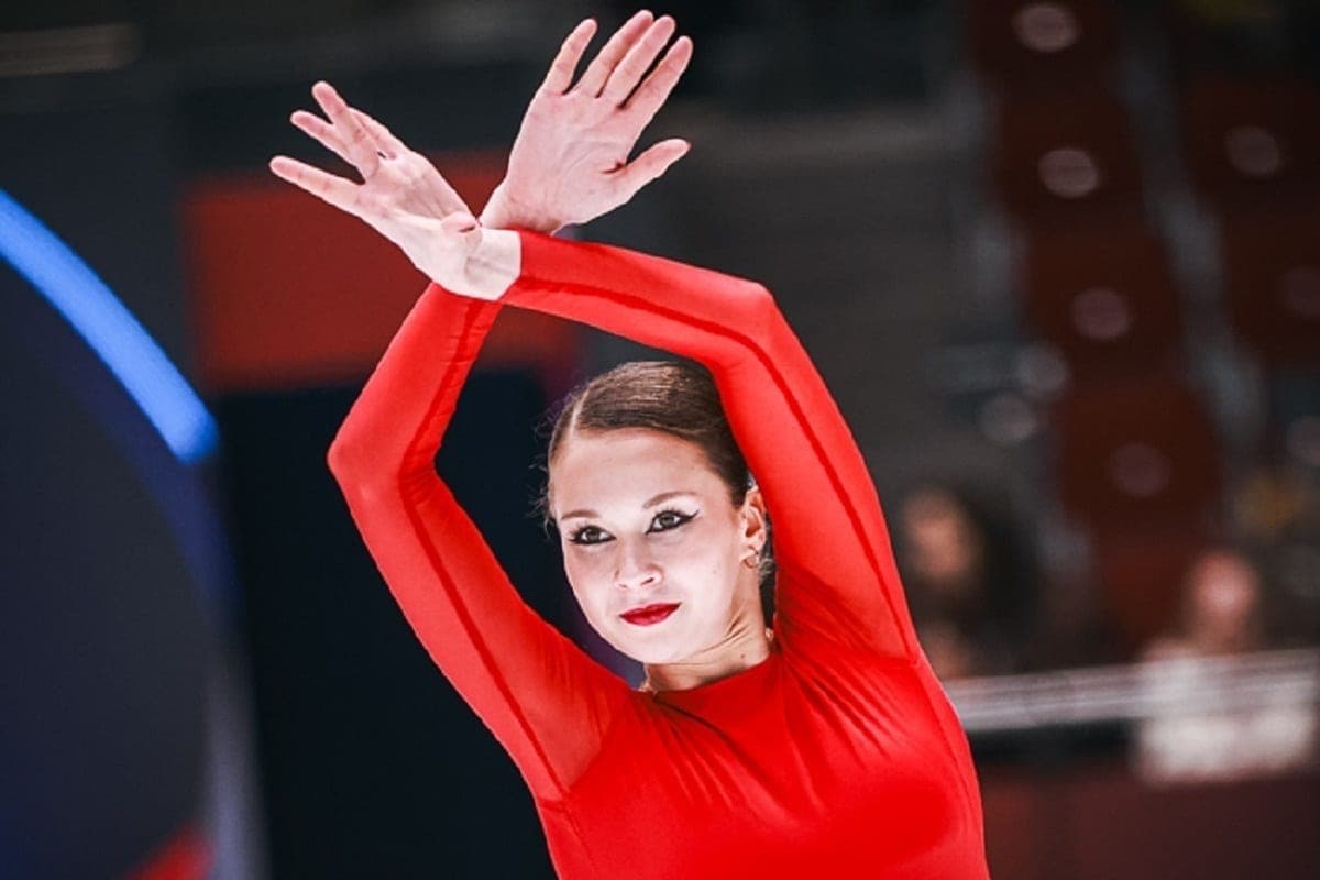 Ksenia Sinitsyn took the gold “Nevsky ice” with a personal record