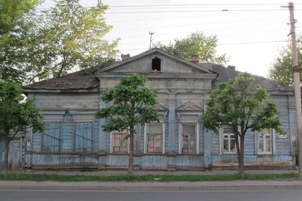 In Tambov under the hammer went historic wooden house