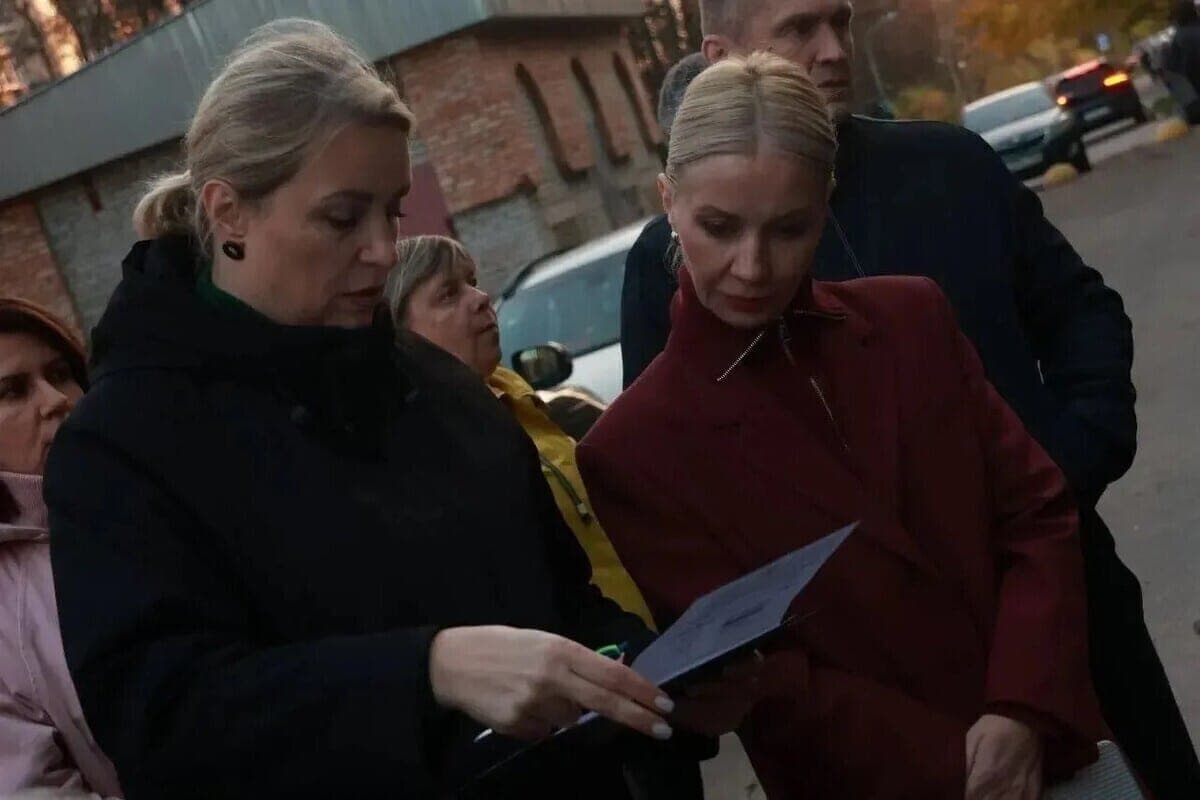 Deputy head Oksana Lebedeva checked problem addresses in Protvino