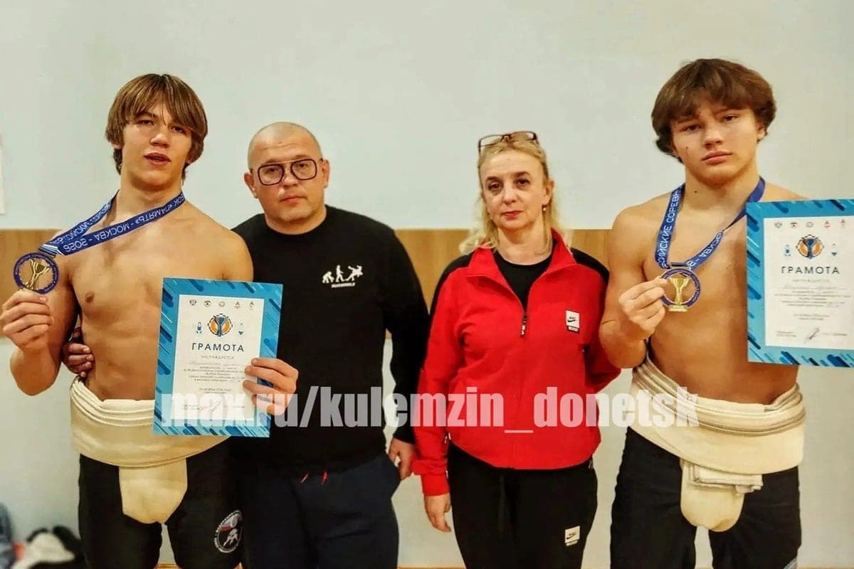 Sumoists from Donetsk won medals at the All-Russian tournament in Moscow