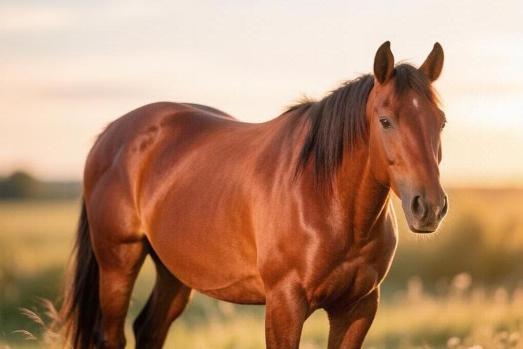In the Kursk region in a few hours found a stolen horse