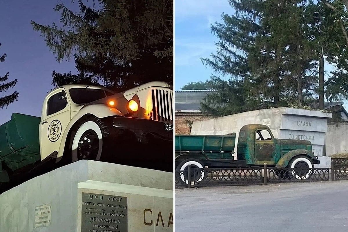 В Новошахтинске отреставрировали памятник легендарному самосвалу ЗИЛ-585