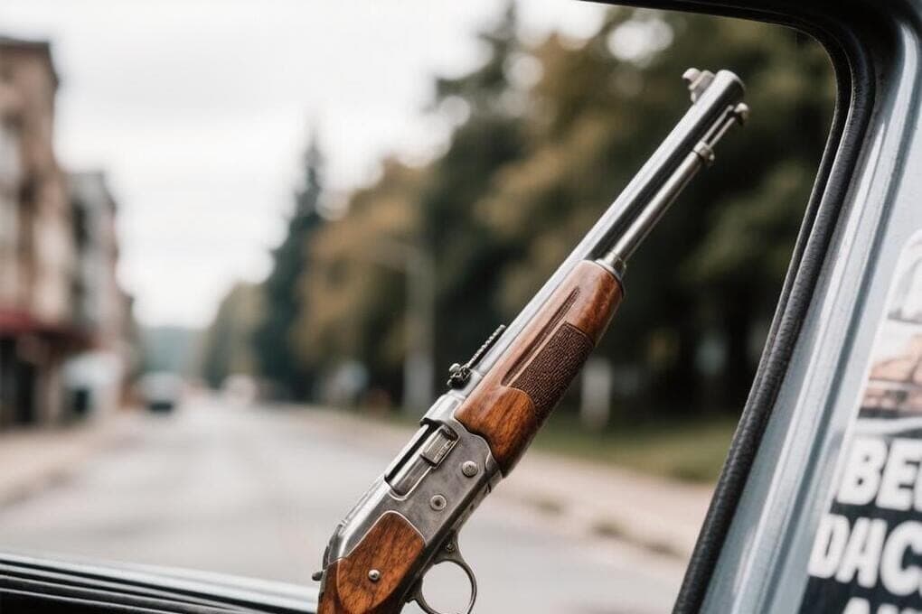 В Лысогорском угодье попался пьяный автомобилист с ружьем