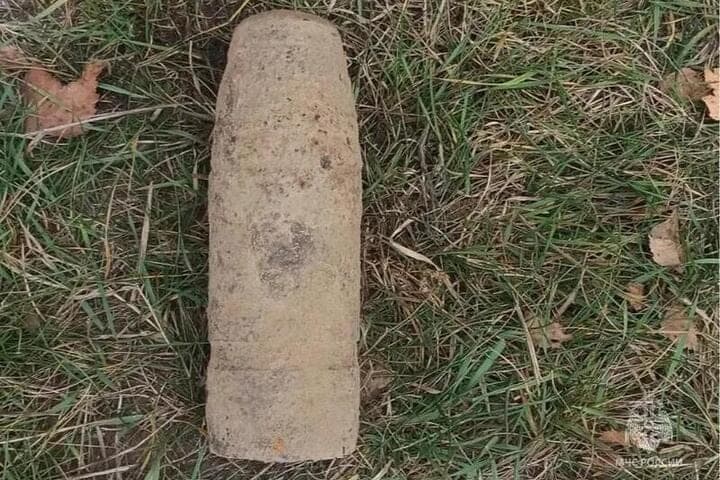 В Калужской области нашли артснаряд
