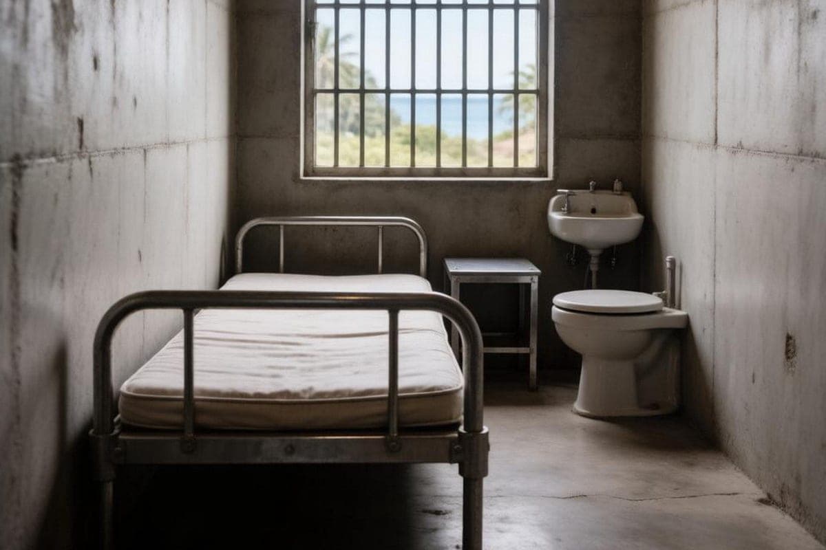Two kisses turned into a prison for a woman