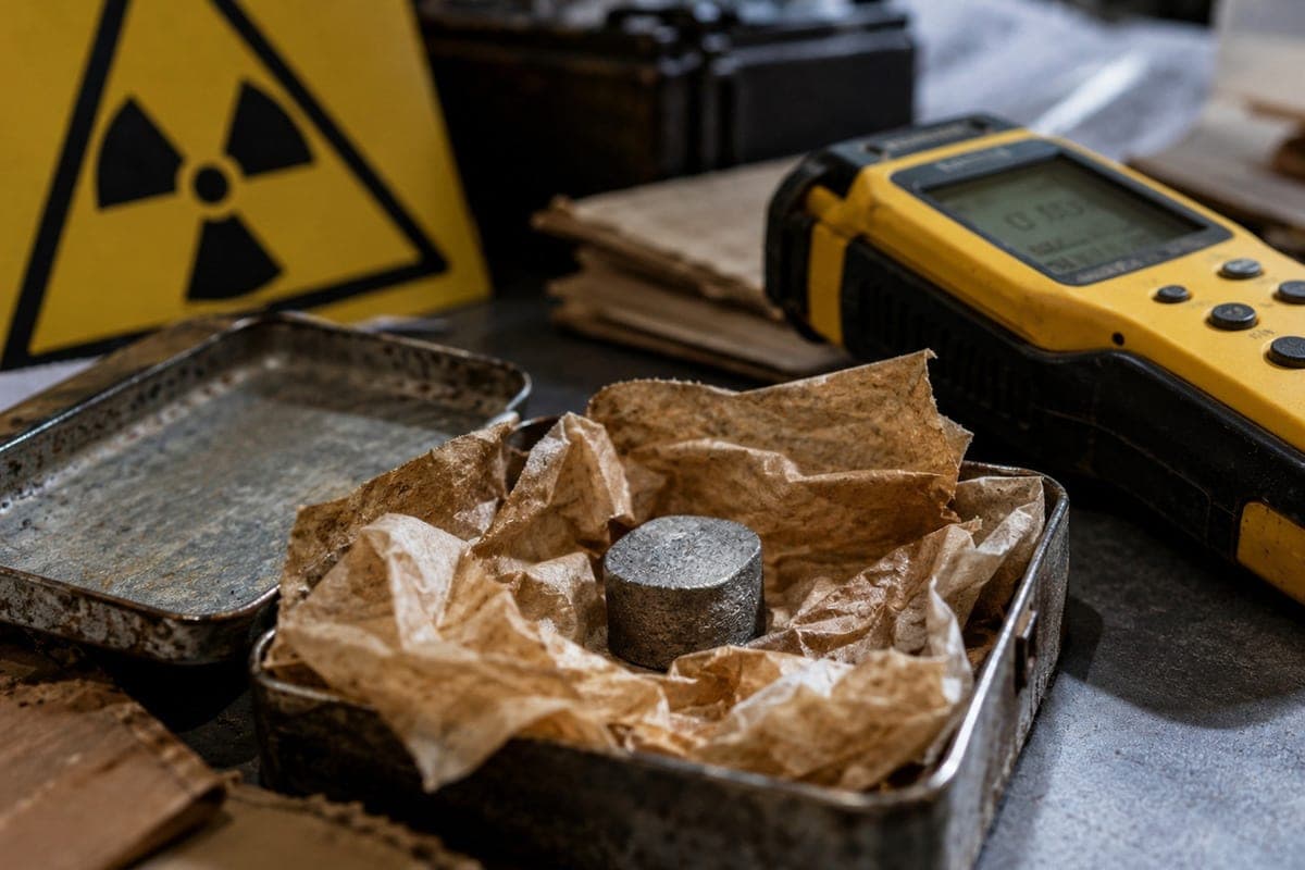 In the things of the deceased from the EU found a radioactive pill with enriched uranium