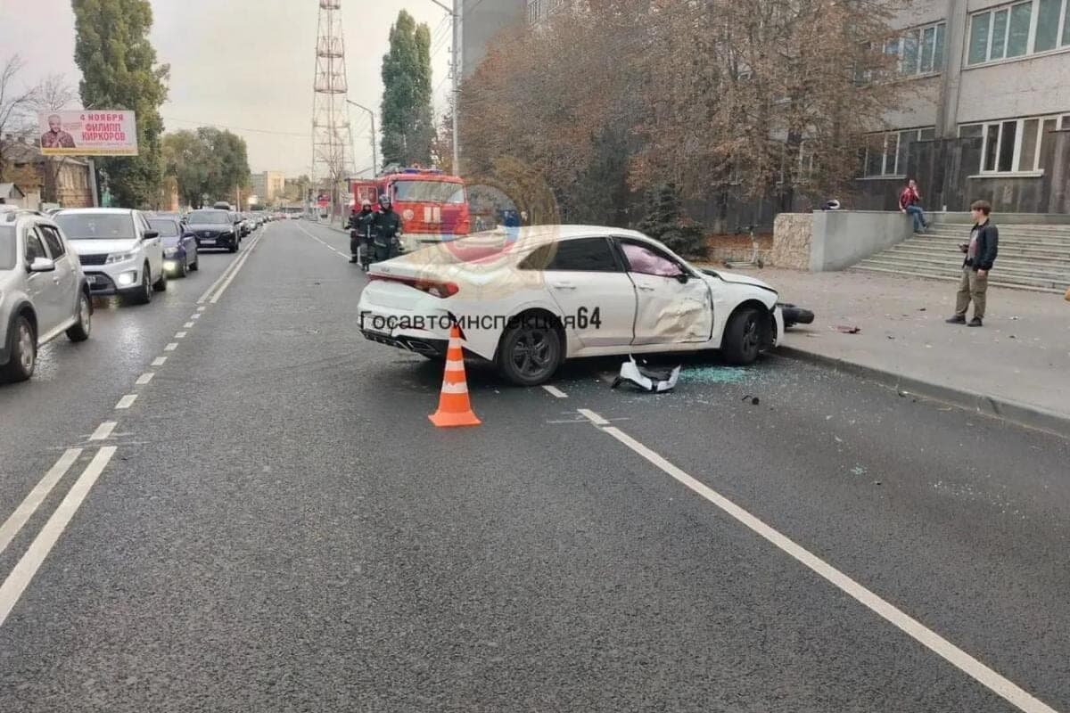 На Соколовой в Саратове насмерть разбился 30-летний байкер