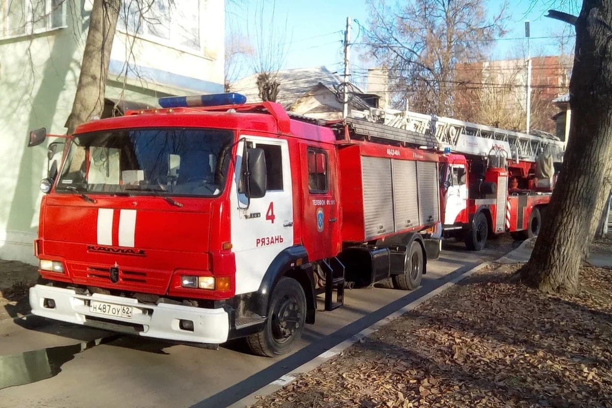 During the day Ryazan firefighters extinguished four fires