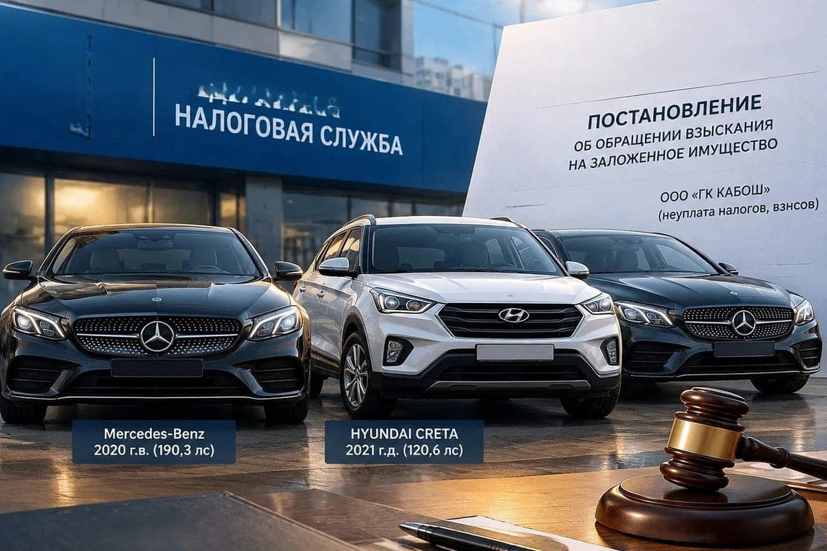 The tax took from the Pskov company two cars for a debt of 30 million rubles