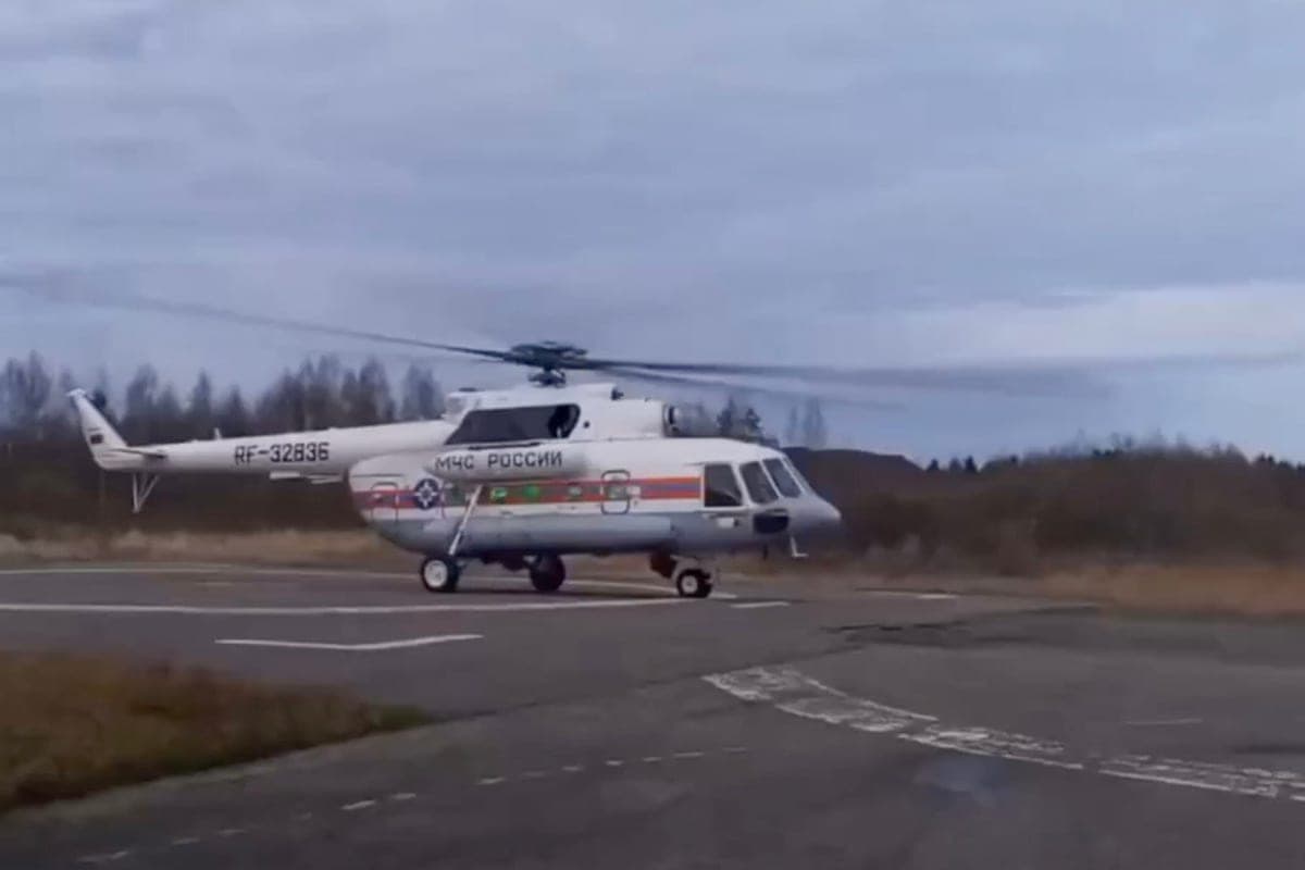 Helicopter sanaviation urgently delivered a woman to Tver