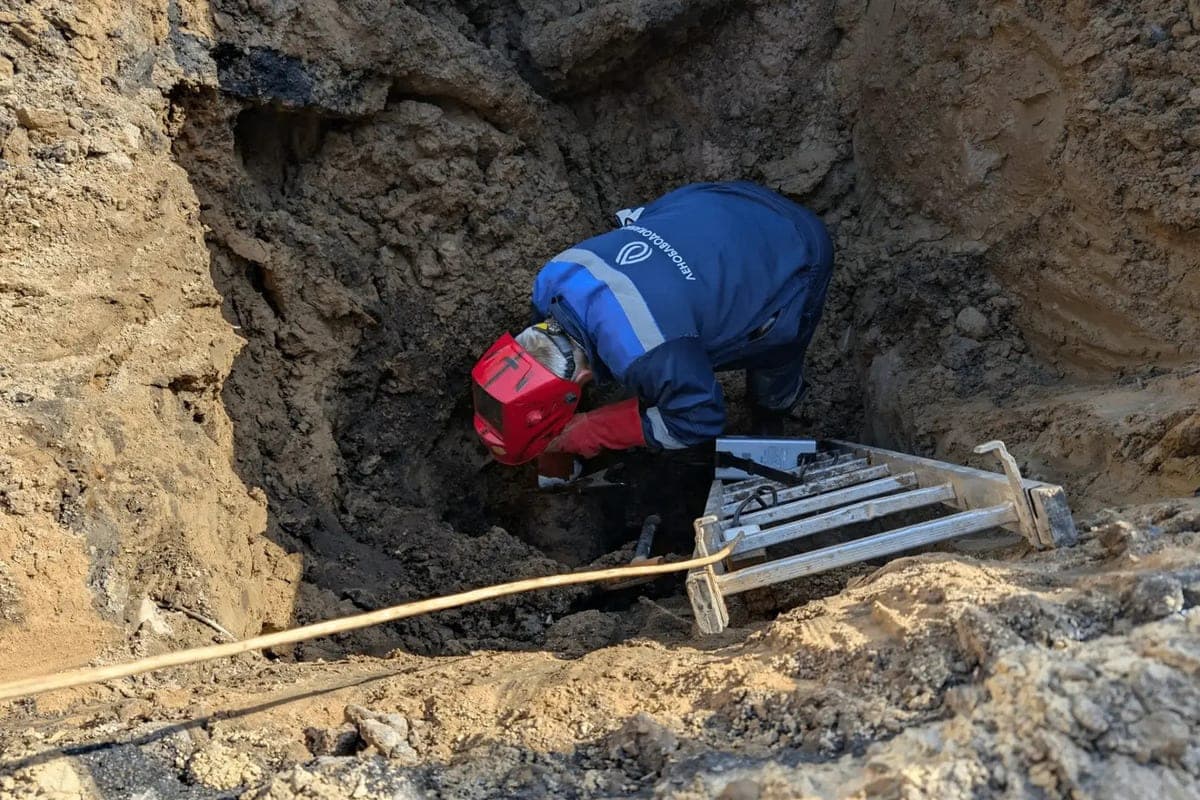 В деревне Лесколово модернизируют 12 километров водопроводных сетей