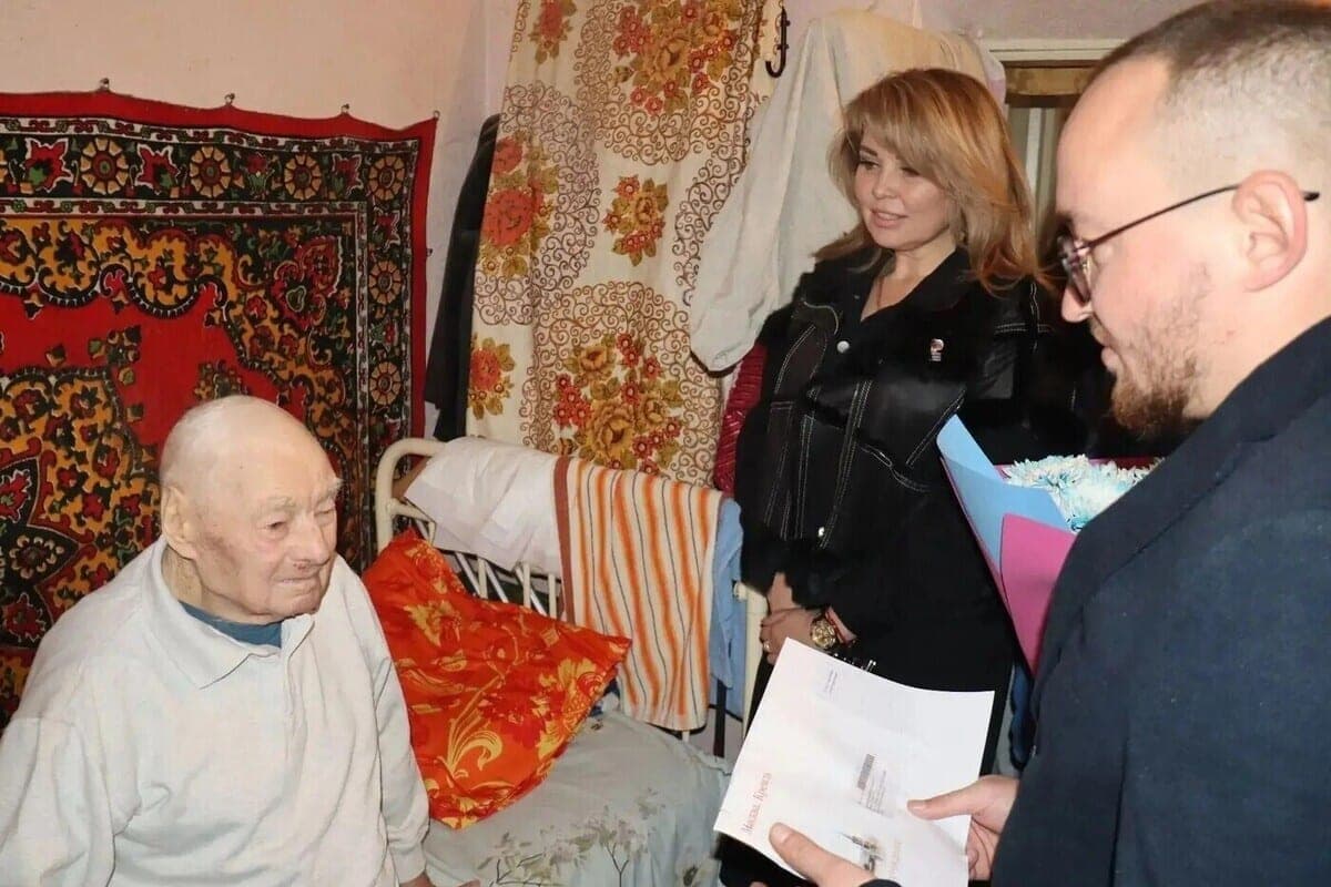 102-летний ветеран из Веселого получил письмо от Президента