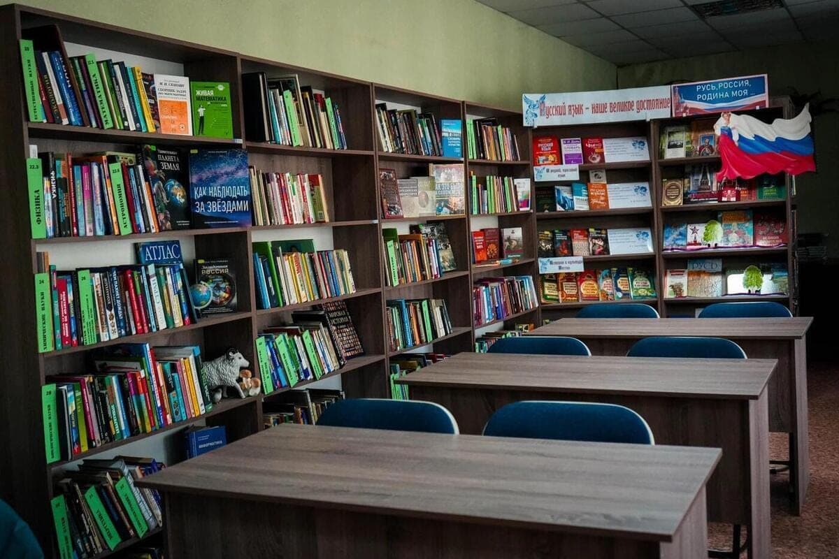 In Gorlovka updated the first floor of the children’s library named after Gaidar