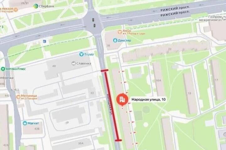На улице Народной в Пскове на два дня ограничат движение транспорта