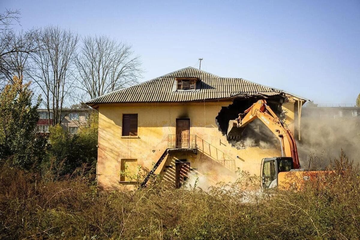 In Kursk began to demolish emergency houses