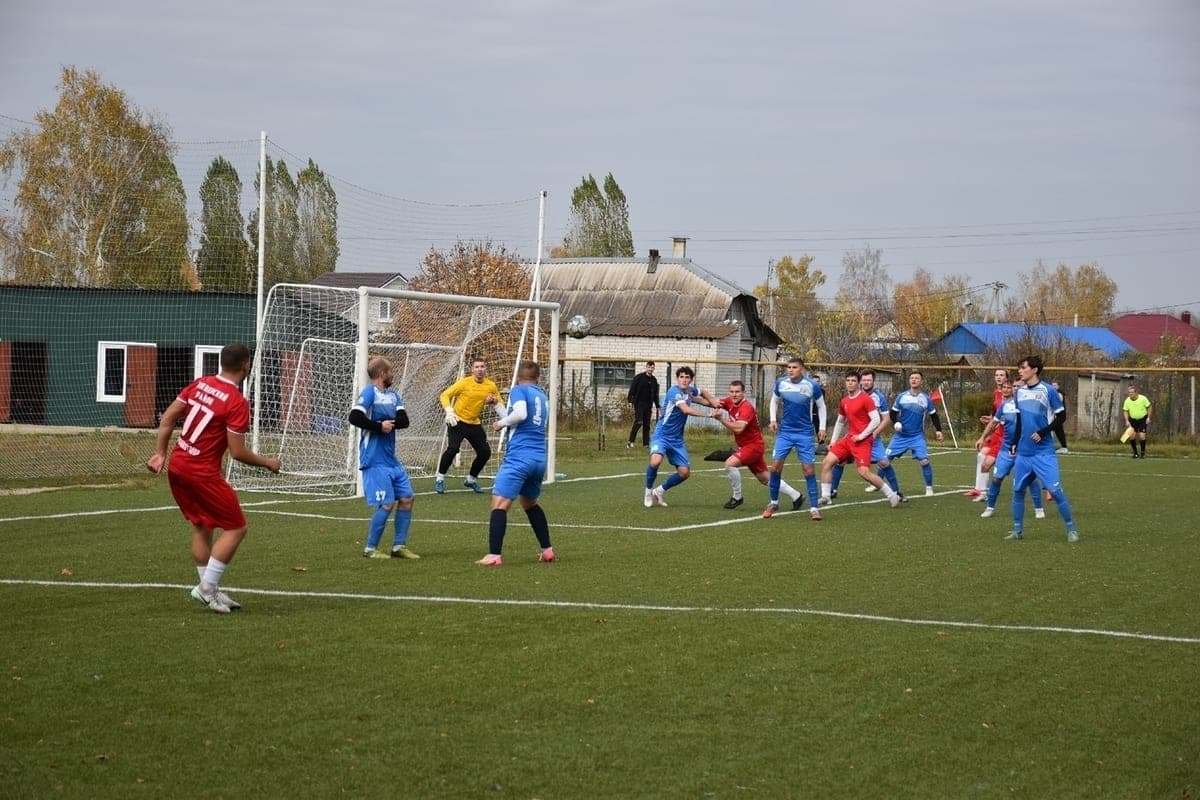 In the village of Kony-Kolodez, a match of the regional football championship was held