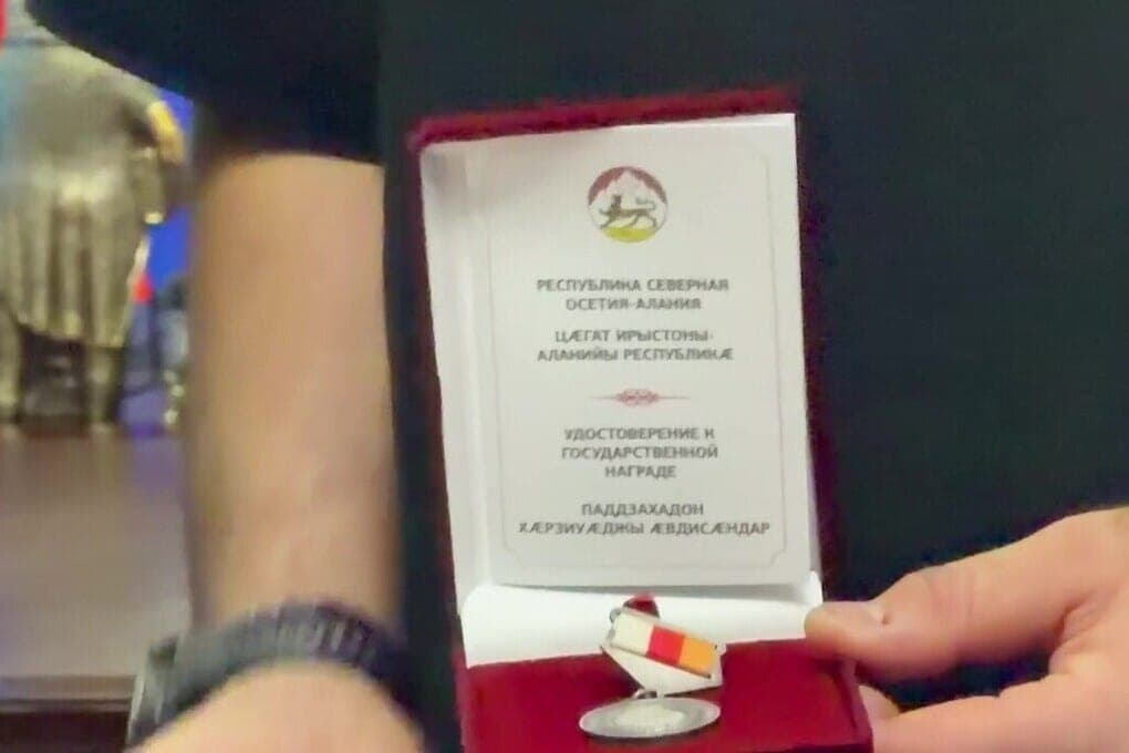 Judoist Inal Tasoev erhielt die Medaille "In Glory to Ossetia"