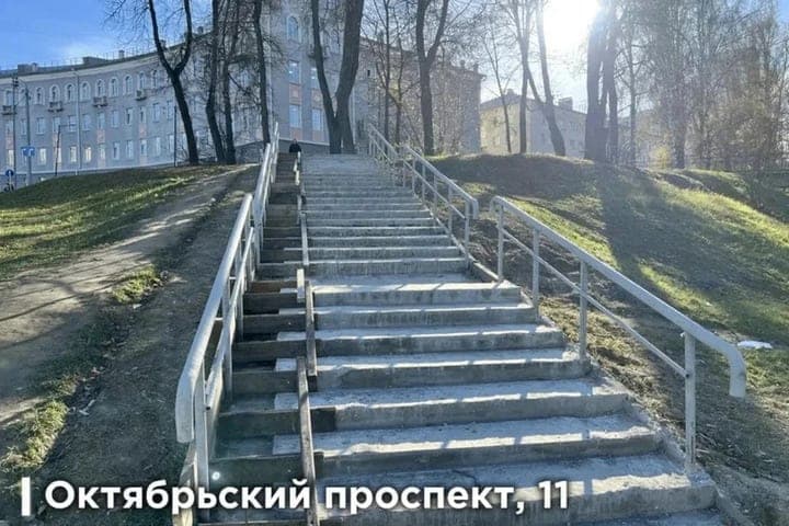 In Vladimir in October will repair four problematic stairs
