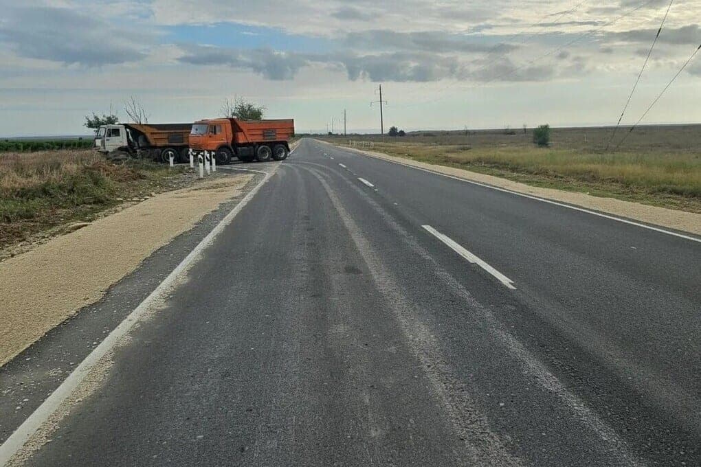 Die Reparatur der Autobahn Manas — Pervomayskoe in Dagestan wird vor Ende Oktober abgeschlossen sein