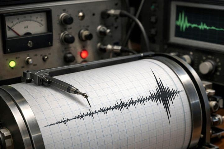Tremors of magnitude 4.8 recorded in the Pacific Ocean