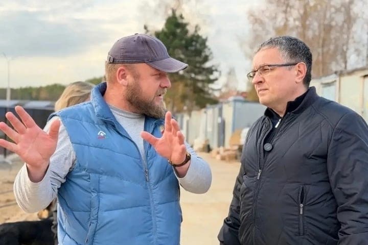 In Mstikhino is building a school with its own stadium