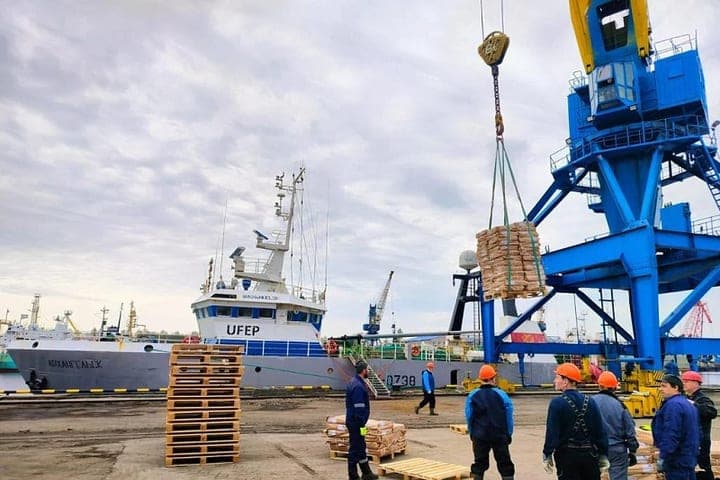В Архангельск доставили почти 300 тонн рыбы