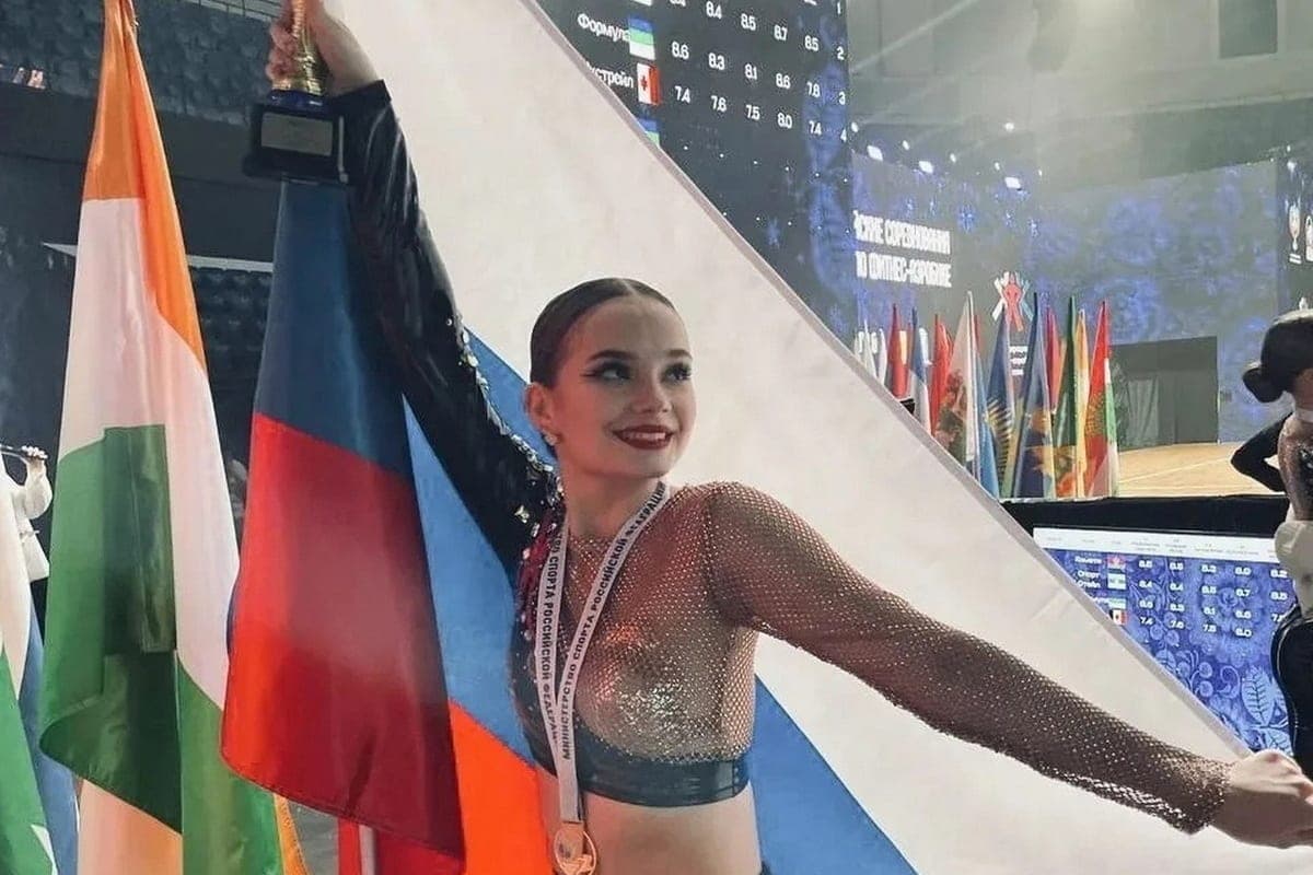 Yana Nemtseva from Mari El became the master of sports of Russia in fitness aerobics
