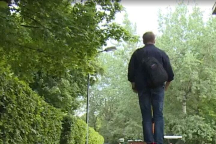 In the suburbs of the drunk driver took away ... scooter
