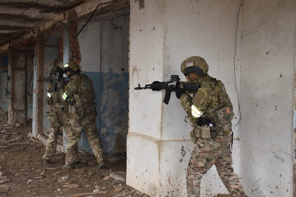 Guardsmen in Kalmykia worked out the search and destruction of saboteurs
