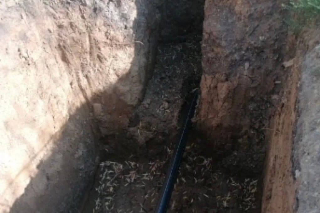 In Oryol village Zalegoshch updated water supply on Panyushkin street