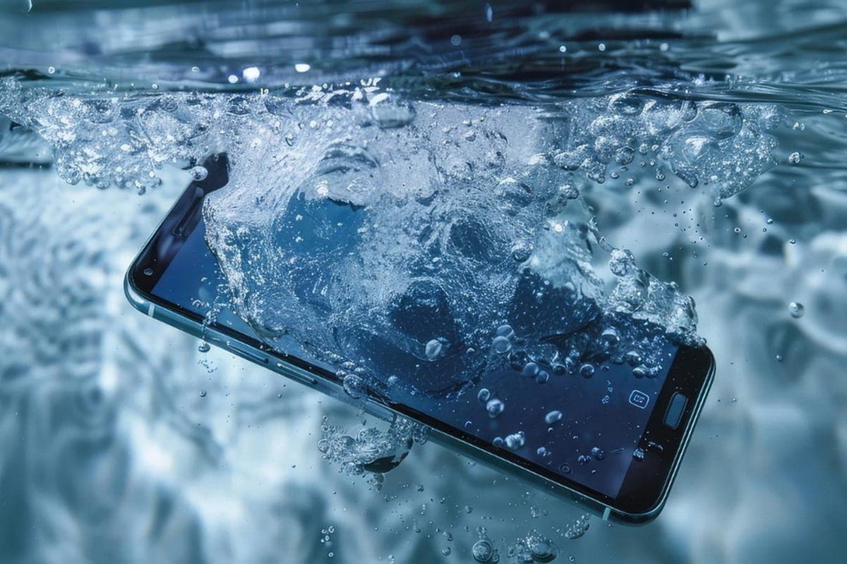 Waterproof modern smartphones turned out to be a myth